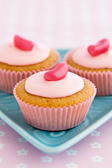 Pink cupcakes
