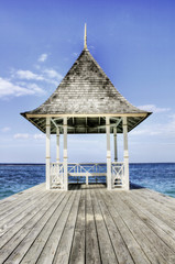 Pier at Montego Bay, Jamaica, Carribean