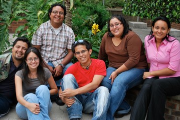 Fototapeta premium Hispanic students