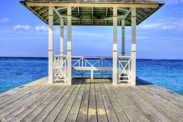 Pier at Montego Bay, Jamaica, Carribean