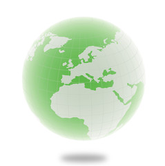 high detail 3d globe