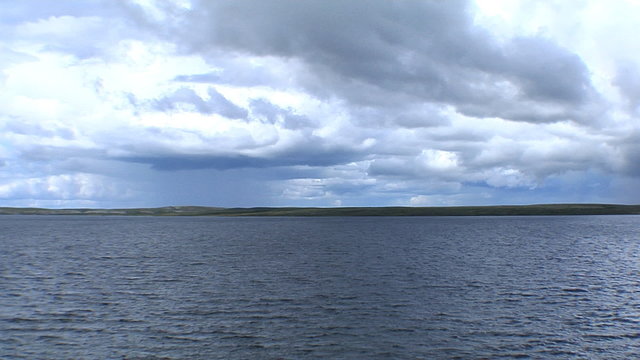 Clouds and Lake in Timelapse
