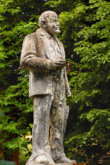 Shabby Monument to Lenin