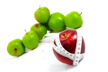apples measured  the meter, sports apples