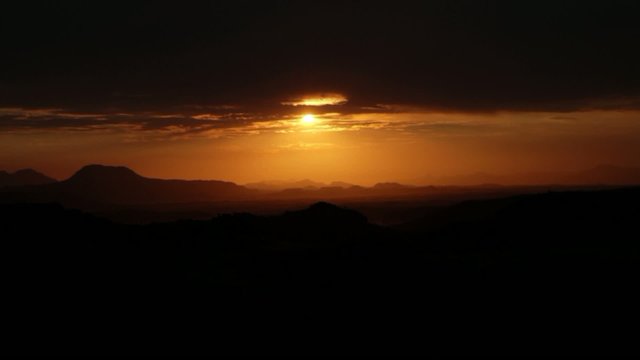 tramonto in namibia