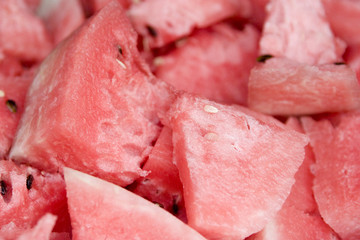 Slices of ripe melon