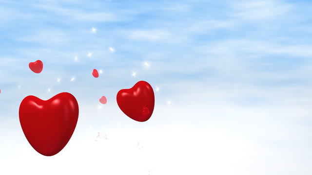 love 3d animation background HD