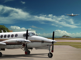 Airplanes on airport.