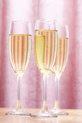 Champagne and glass