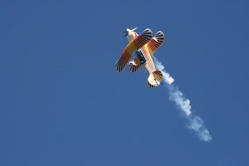 Flugshow Kunstflugzeug