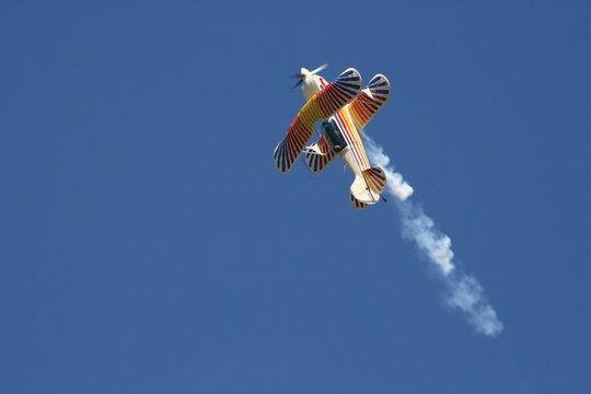 Flugshow Kunstflugzeug