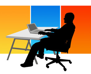 workers in the office