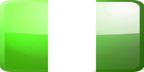 Flag of Nigeria button