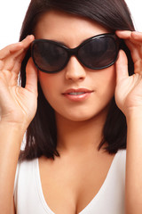 Beautiful Woman with sunglasses