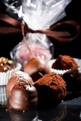 chocolate truffles