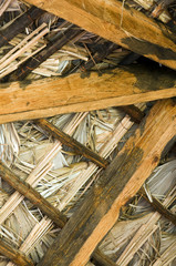 thatched roof construction