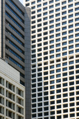 Obraz premium windows of office buildings