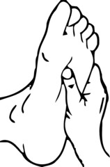 Massage pied 1