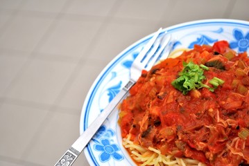 Sumptuous looking spaghetti
