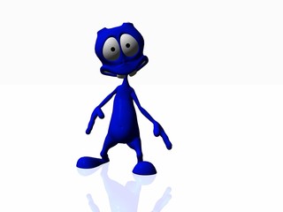cute little cartoon alien