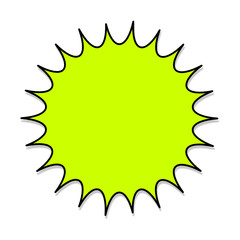 plopp vorlage neon-grün