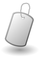 Vector identity tag or dog tag or identity plates - 13931167
