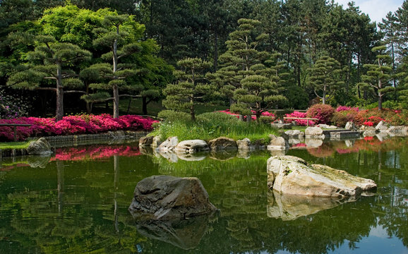 peaceful japanese garden 3