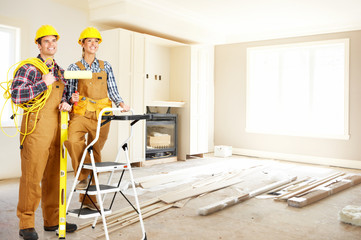 Fototapeta premium builder people