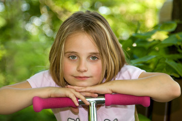 verträumtes Mädchen