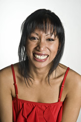 Frau lachen