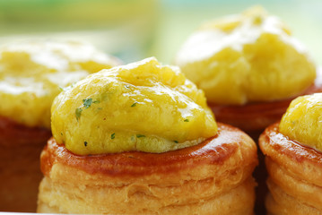 Vol au vent con il càcio - Antipasti della cucina toscana