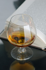 Cognac and books