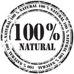 %100 natural  rubber stamp background