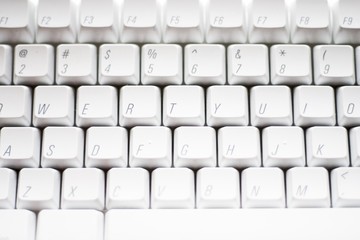 White Computer keyboard
