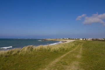 a view of the sea in brittany