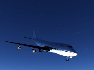 Plane At Night 3