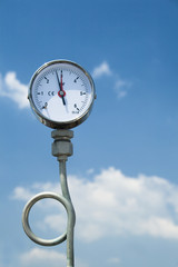 Gas pressure manometer