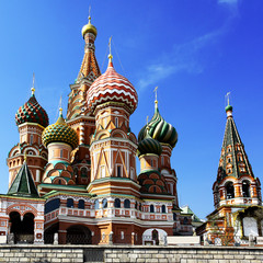 Fototapeta na wymiar Katedra Świętego Bazylego Błogosławiony, Plac Czerwony, Moskwa, Rosja