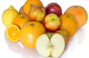 Obraz na płótnie Canvas Pesche e frutta varia