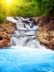 Tuinposter Watervallen Waterval