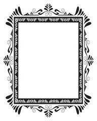 Abstract floral banner