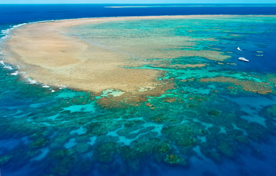 View of Great Barrier Reef