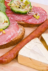 Sandwiches and breakfast products
