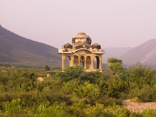 Abandoned city of Fatehpur, Aravalli Hills, Rajasthan, India