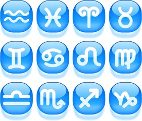 Zodiac vector iconset