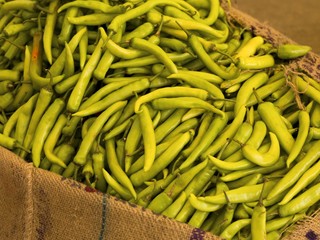 Green peppers