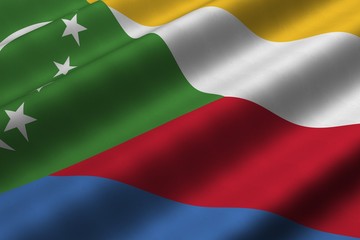 Obraz premium Comorian Flag