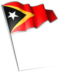 Flag pin - East Timor