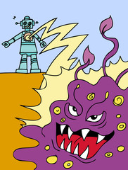 Giant Robot Attacks