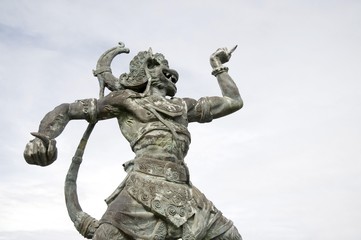 Pecatu village, Nusa Dua, Bali, Indonesia; Statue